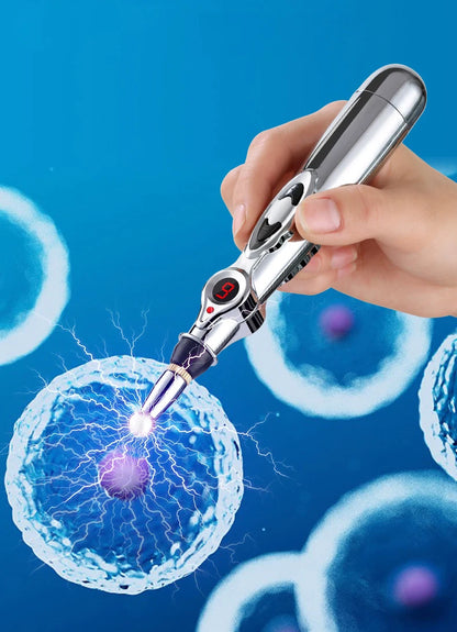 Electronic Acupuncture Acupoint Massage Pen Multi-Function Meridian Pressing Energy Therapy Energy Pen Pain Relieving Tool