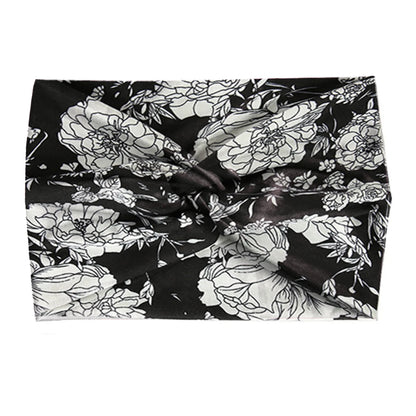Widening 18CM stretch printed sports sweatband headband headscarf hairband hair tie band