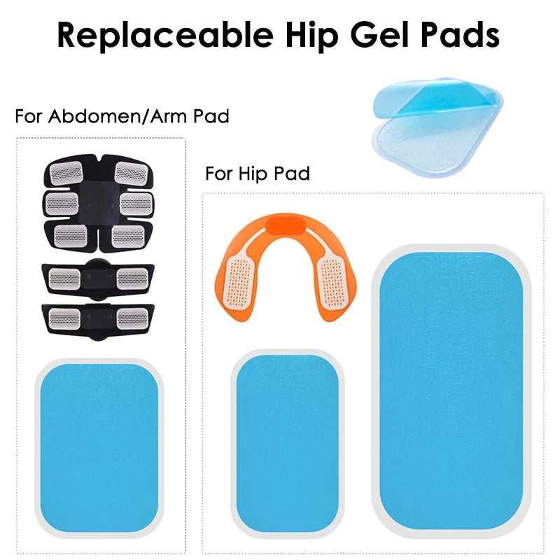 Electrical Muscel Stimulator Massager Abdomen Buttocks Arm Leg Neck Hips Trainer Muscle Toner Fitness Training Workout Equipment